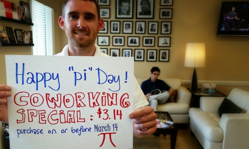 Pi Day Coworking Special